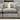 Close-up of Roxy Night 3 Corner 1.5 Terminal Footstool Fabric Sofa in light grey with decorative cushions and a side table