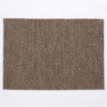 Delilah Mottled Taupe Wool Pebble Rug