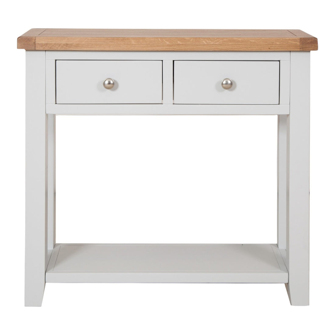 Ashby French Grey 2 Drawer Console Table