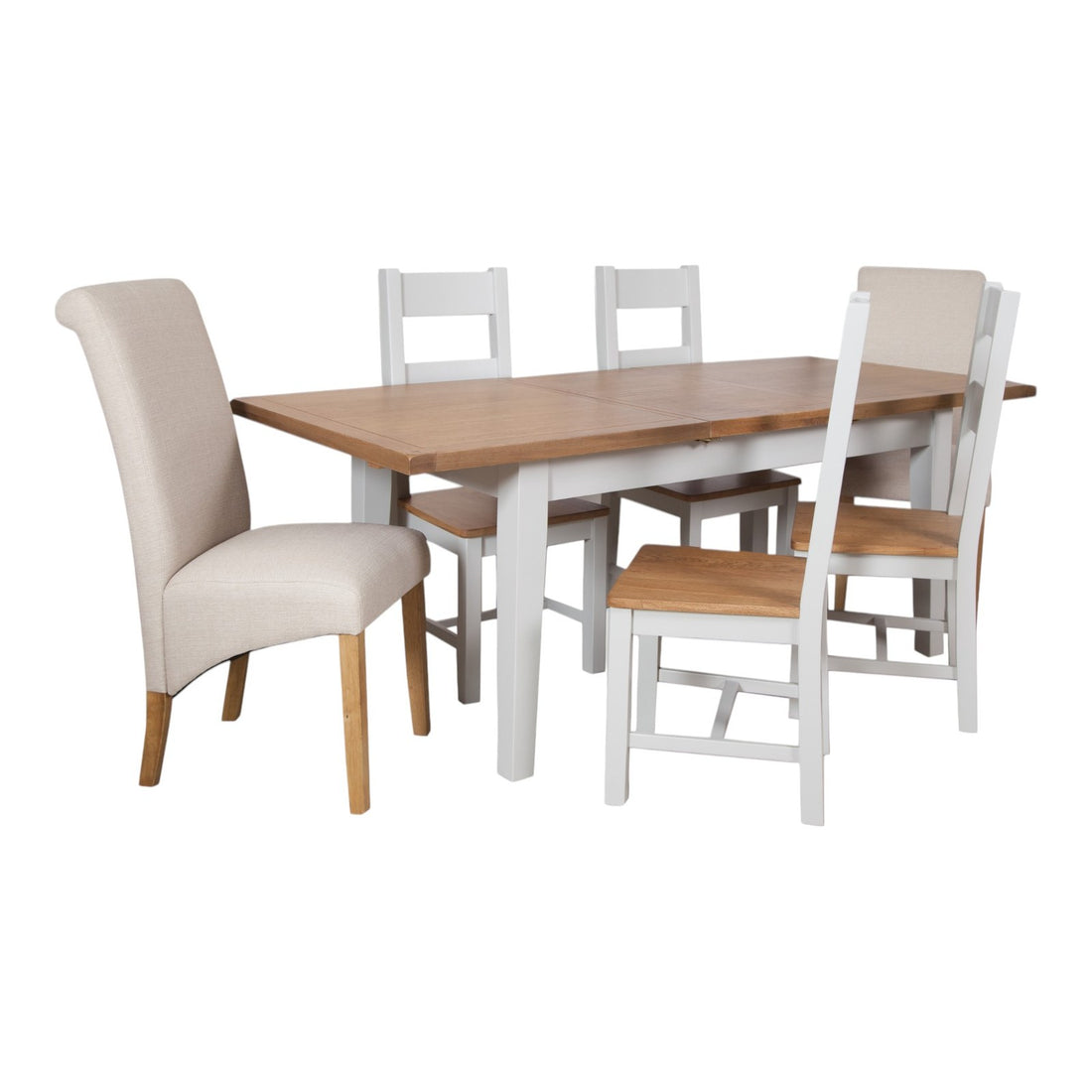 Ashby French Grey Extending Dining Table