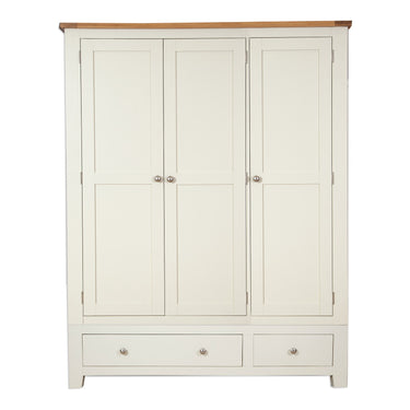 Ashby Ivory 3 Door 2 Drawer Wardrobe