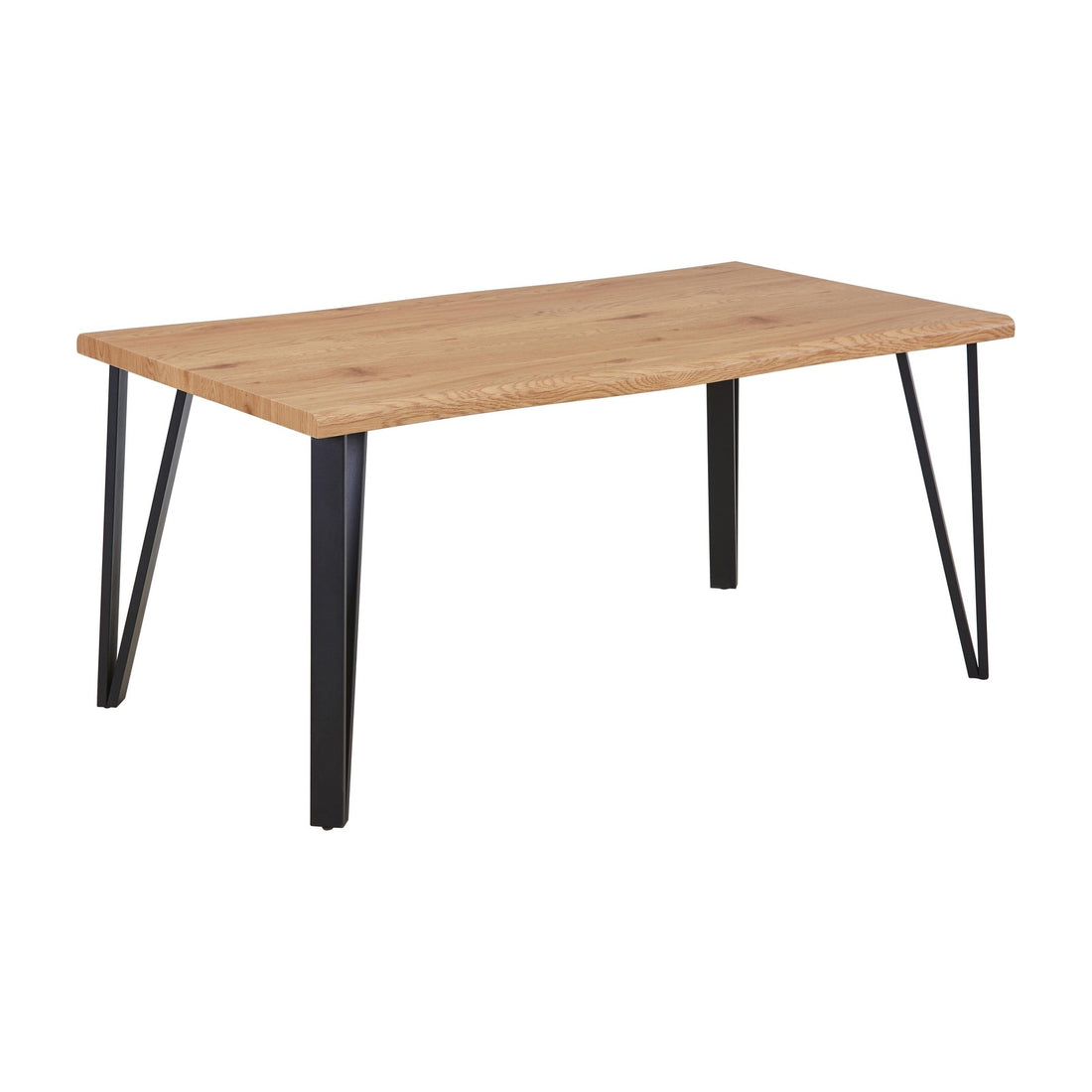 Barlow 1.6m Oak Effect Dining Table – studio view 1