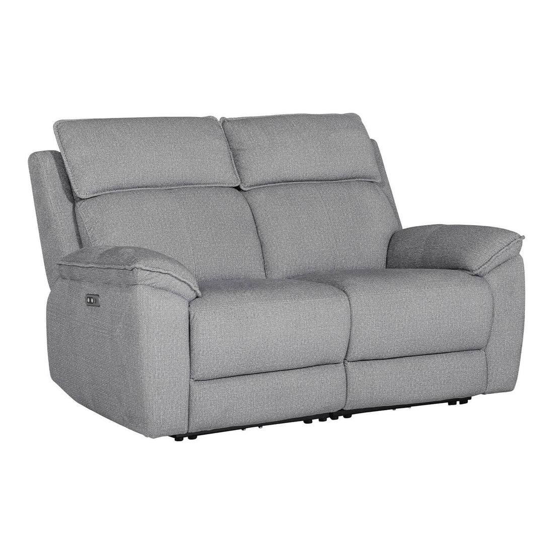 Bellamy 2 Seater Fabric Electric Recliner Sofa in Greige