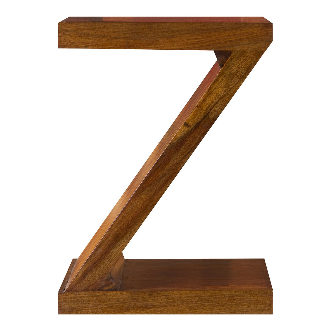 Corbin Sheesham Wood Z Shelving Unit