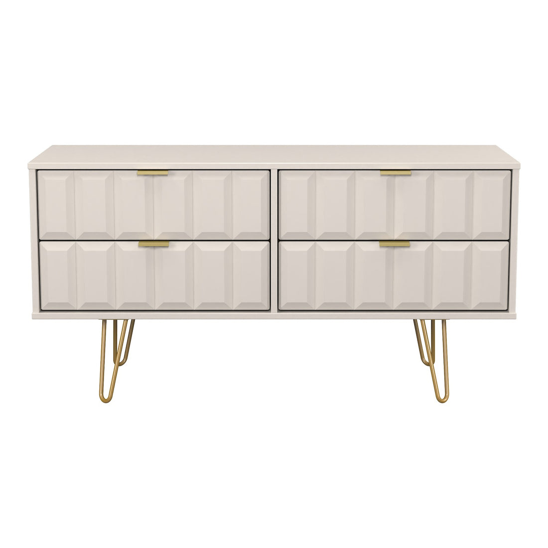 Cube 4 Drawer Bed Box in Kashmir Matt, front view