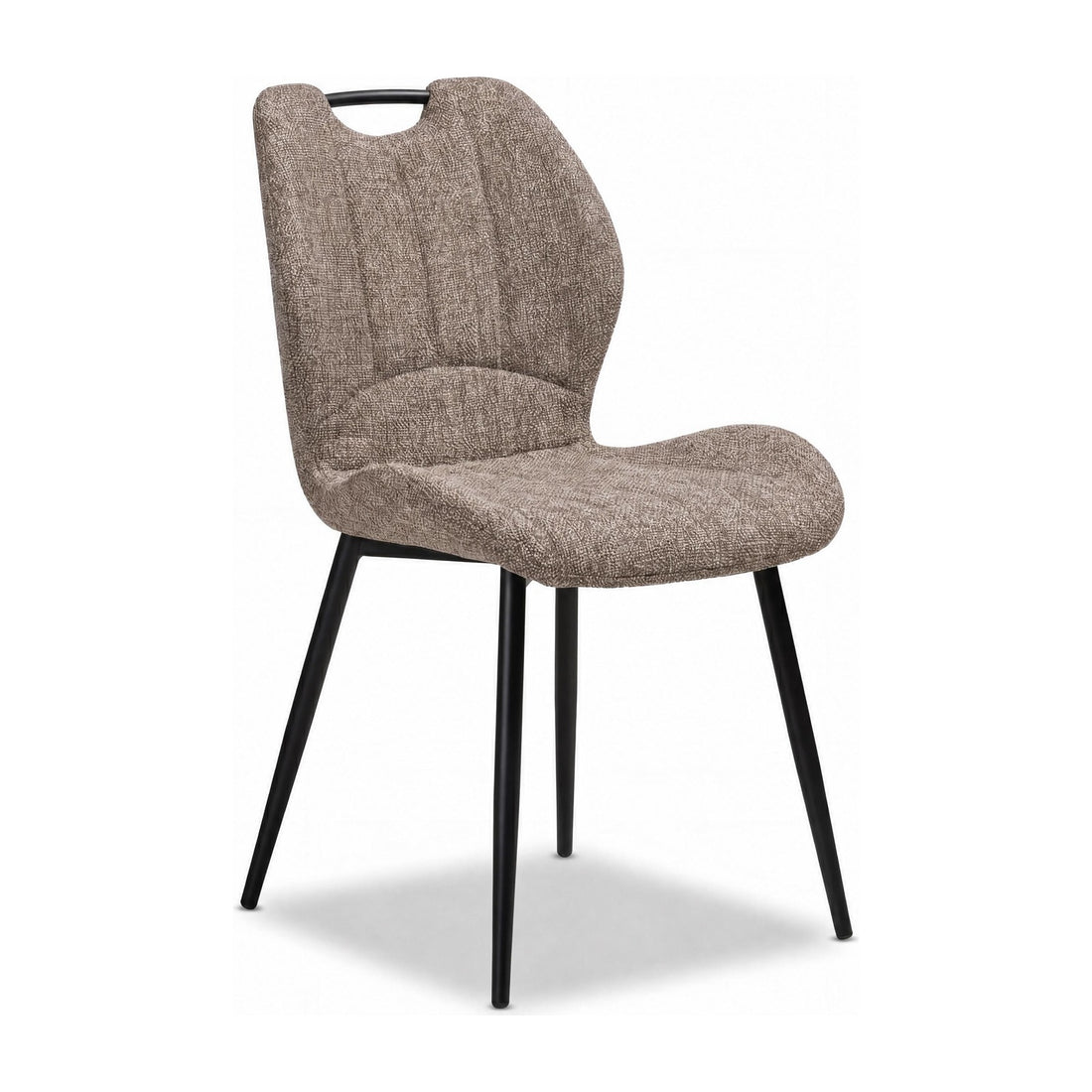 Dion Fabric Dining Chair - Honey – studio view 1