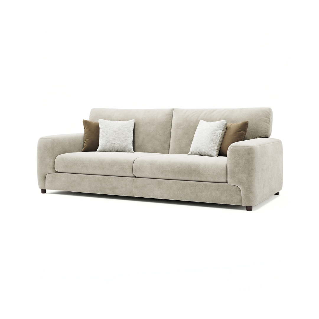 Franco Range - 3 Seater Split Fabric Sofa - View 2