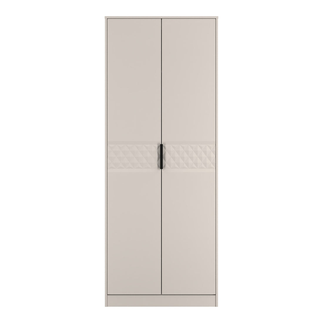 Harlequin 2 Door Wardrobe in Kashmir Matt, front view