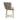 Ontario Chenille Mink / Black Velvet Fabric Dining Chair