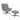 Carson Grey Fabric Lounge Chair & Footstool