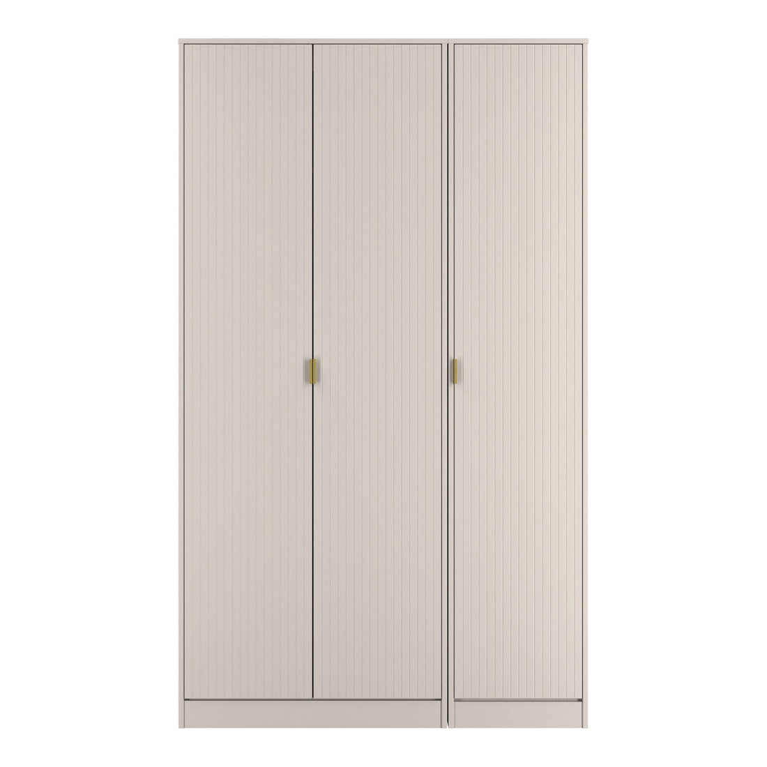 Linear 3 Door Wardrobe in Kashmir Matt, front view