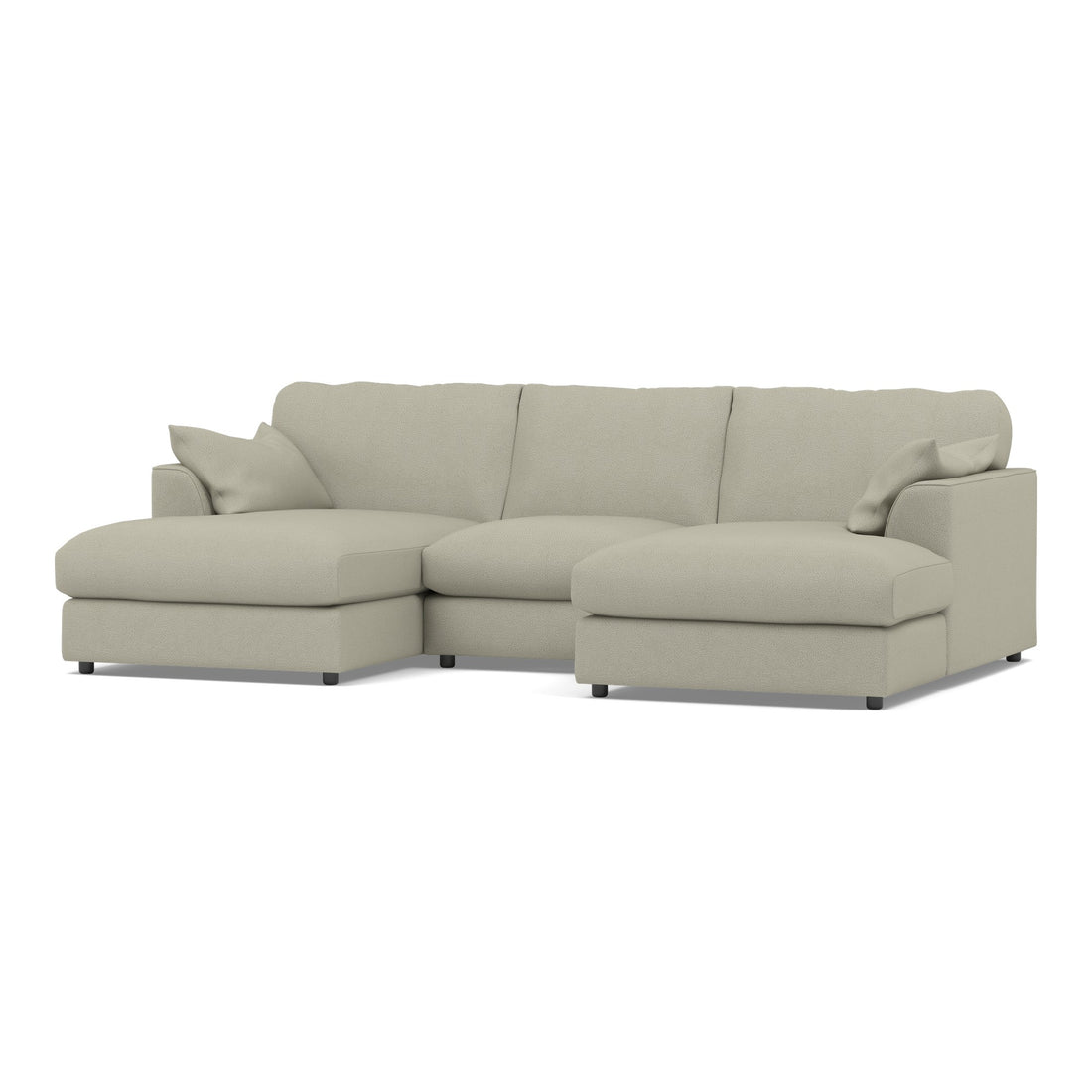 Mae XL Double Chaise Fabric Sofa in Willow Dusty