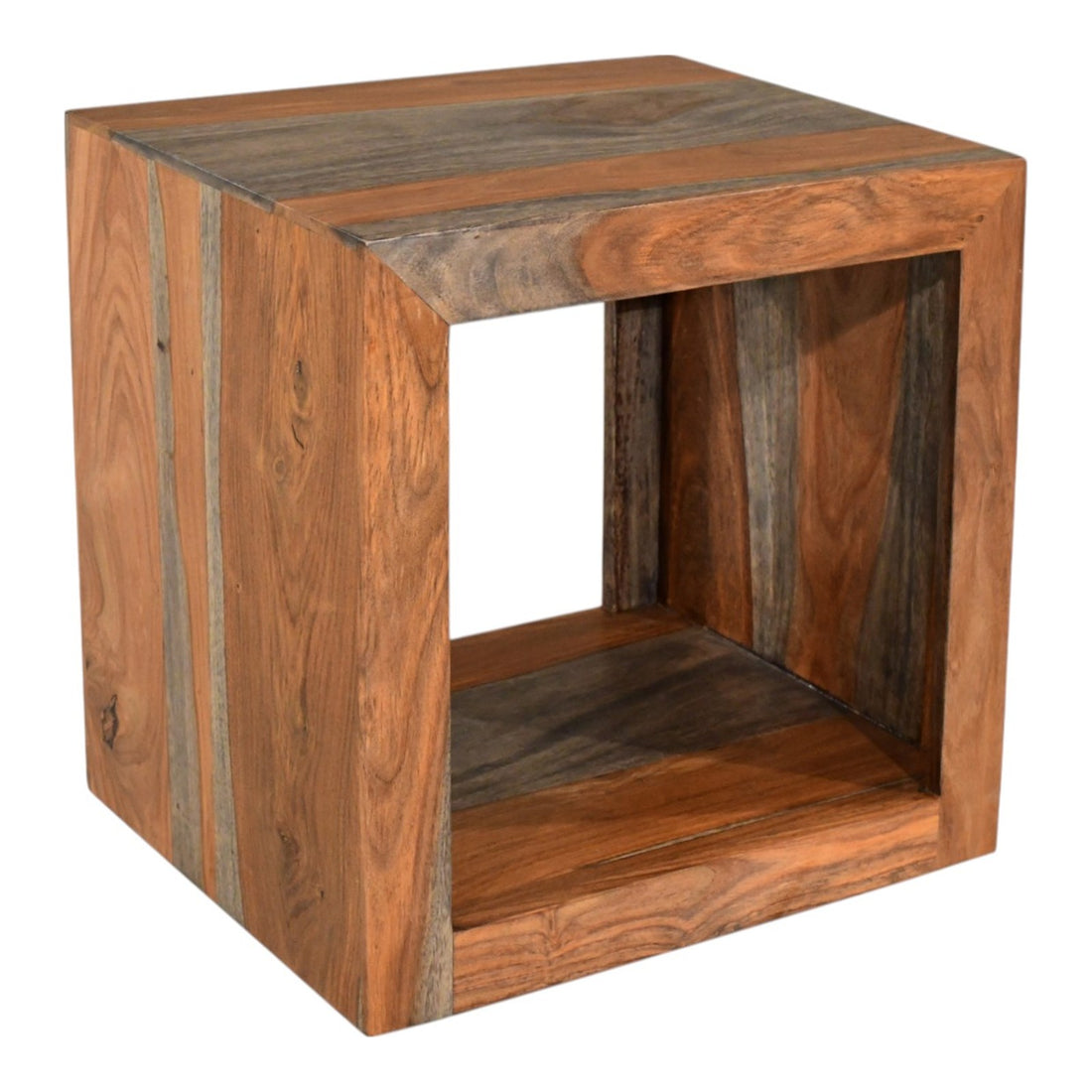 Malabar Sheesham Wood 1 Hole Shelving Bookcase