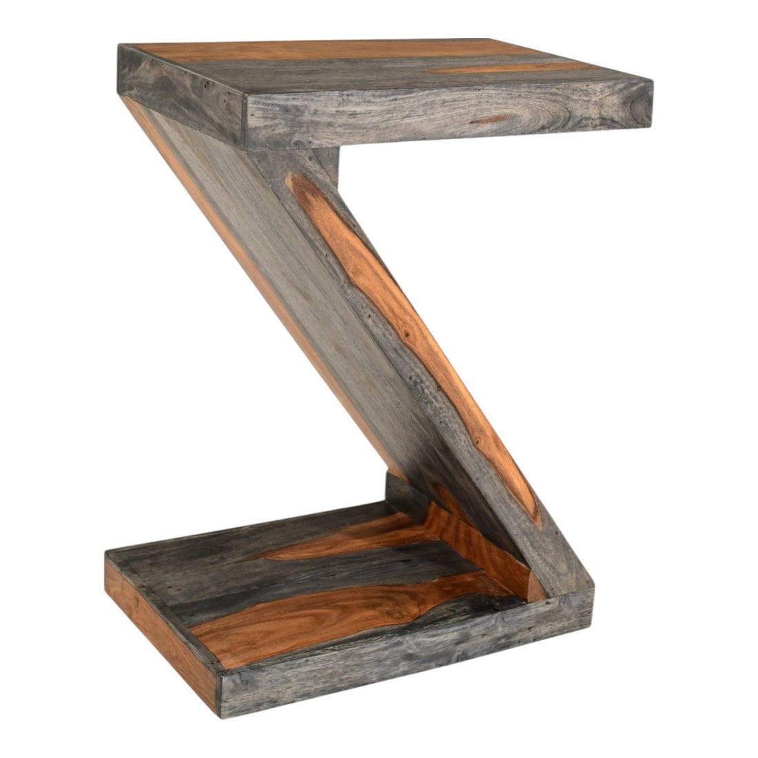 Malabar Sheesham Wood Z Shelving Unit