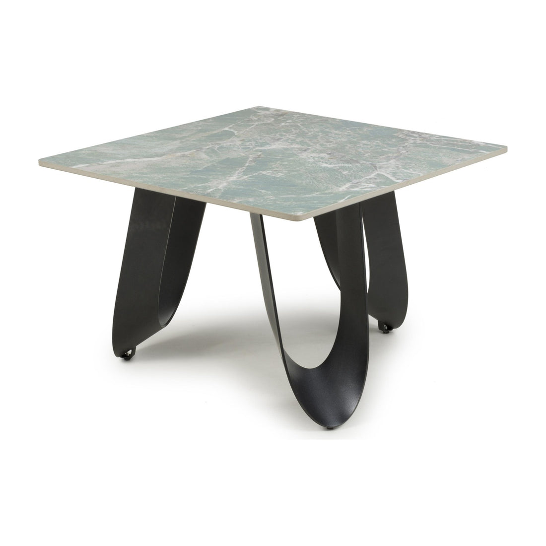 Oriel Green End Table – studio view 1