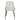 Sadina dining chair in biscuit textured fabric, front view showing padded seat and curved backrest