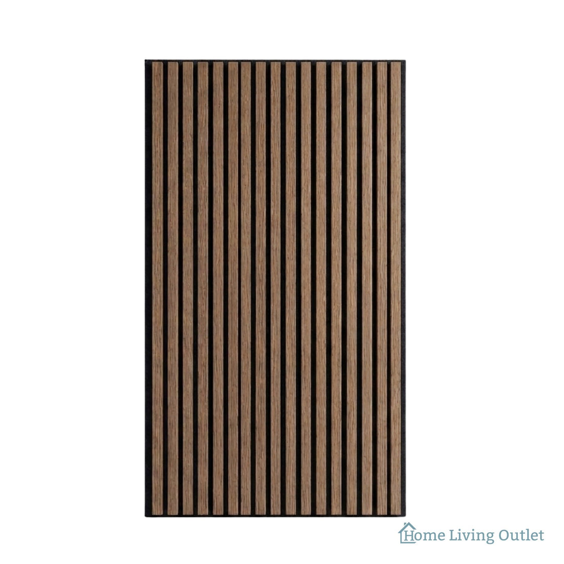 Wood Veneer Acoustic Half Wall Standard Slat Wall Panels - 3-Sided - 120cm x 60cm (3 Pack) – Deep Oak