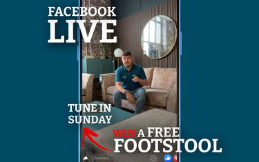 Weekly Facebook Live Competitions: Win a Free Footstool at Home Living Outlet