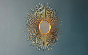 Mirror Circular Gold Wire
