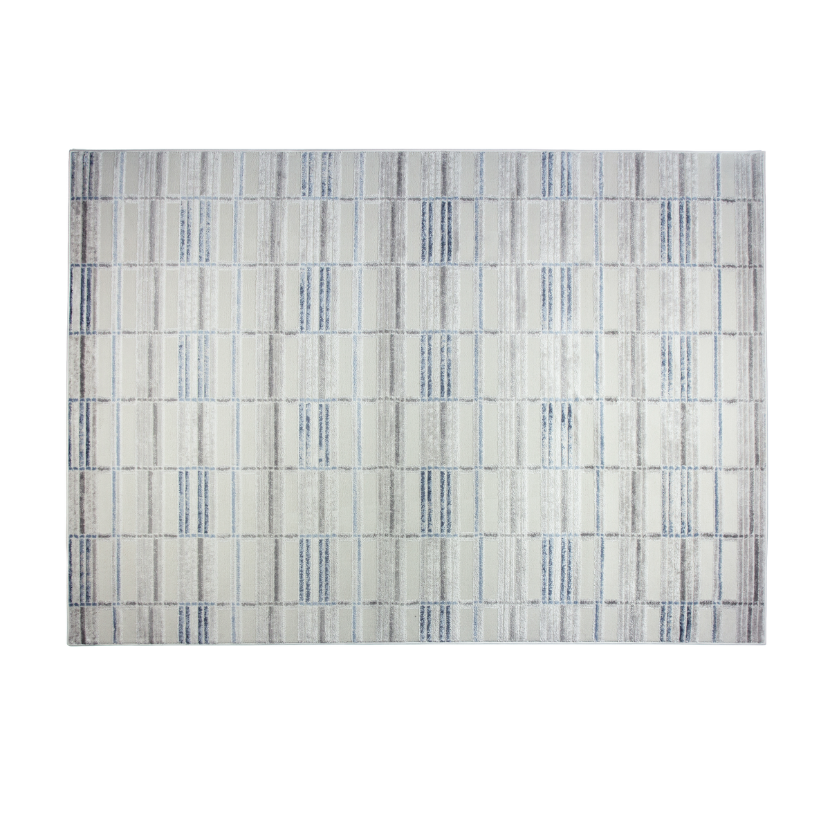Muse Check Lines Navy Rug