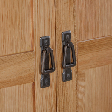 Brenner 3 Door Oak Wood Wardrobe