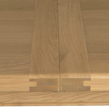 Denley Wooden Extending Dining Table 120/165cm - Oak