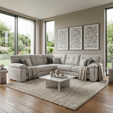 Morgan 2 Corner 2 Fabric Sofa