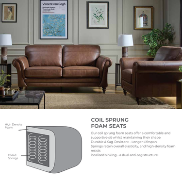 Harris Loveseat Arm Chair Leather