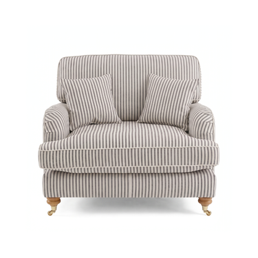 Bella Loveseat Arm Chair Fabric Traditional Cottage Style