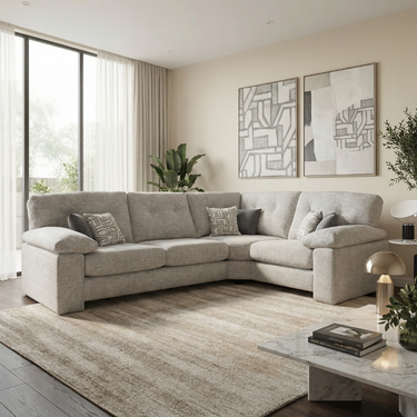 Morgan 2 Corner 1 Fabric Sofa