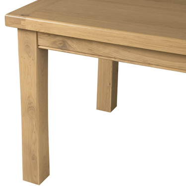 Denley Wooden Extending Dining Table 120/165cm - Oak