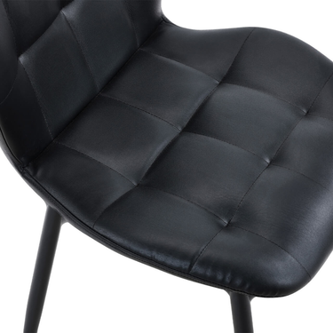 Alarna Dining Chair Black PU