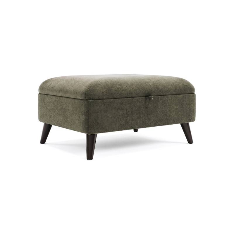 Nyla Storage Fabric Footstool