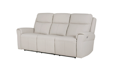 Larissa 3 Seater Sofa Electric Power Recliner Leather / Fabric
