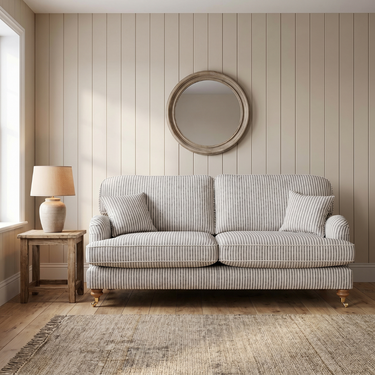 Bella 3 Seater Fabric Traditional Cottage Style Sofa