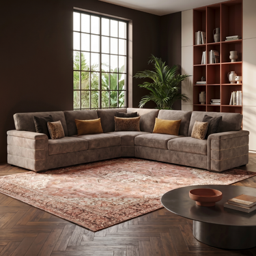 Duke 2 Corner 2 Fabric Sofa