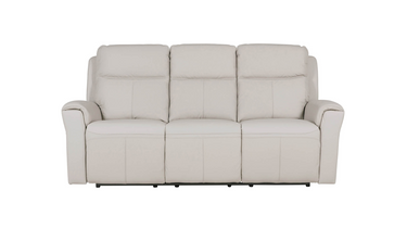 Larissa 3 Seater Sofa Electric Power Recliner Leather / Fabric