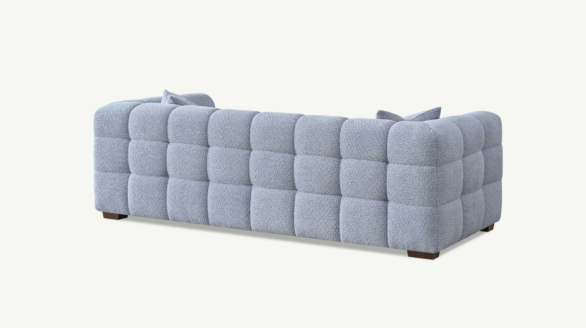 Harlem 3 Seater Sofa in Pearl Boucle Fabric