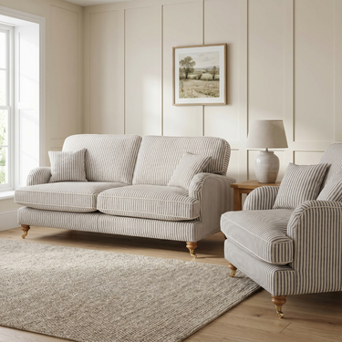 Bella Loveseat Arm Chair Fabric Traditional Cottage Style