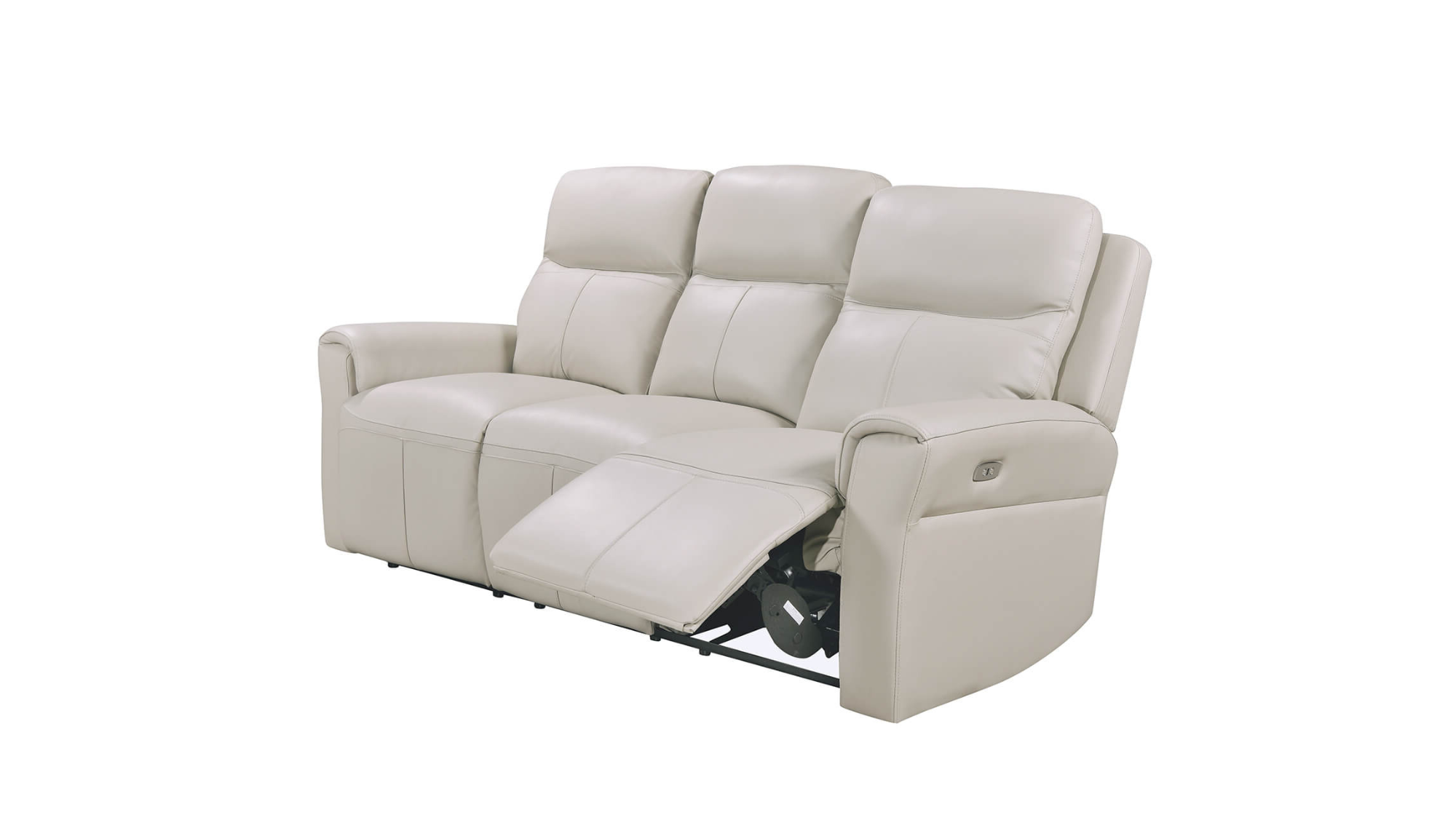 Larissa 3 Seater Sofa Electric Power Recliner Leather / Fabric