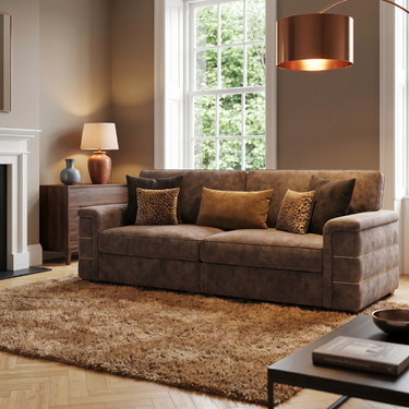 Duke Loveseat Fabric Arm Chair