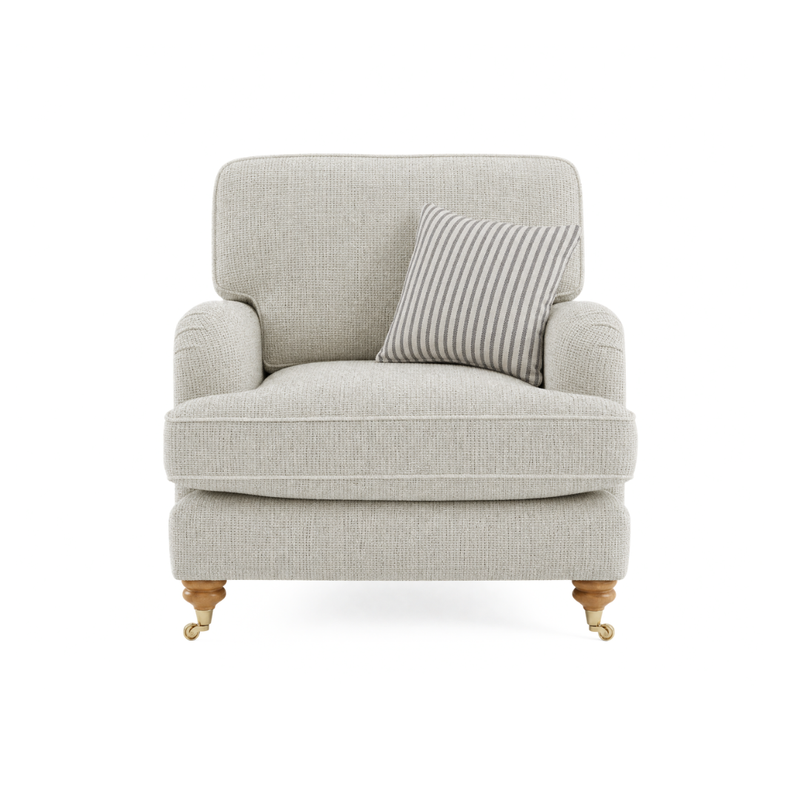 Bella Arm Chair Fabric Traditional Cottage Style