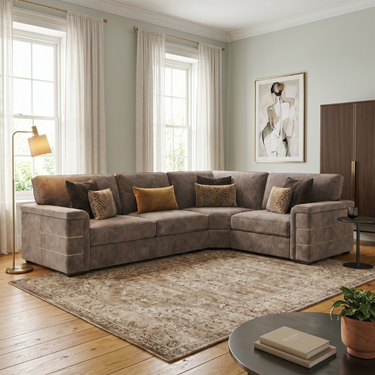 Duke Loveseat Fabric Arm Chair