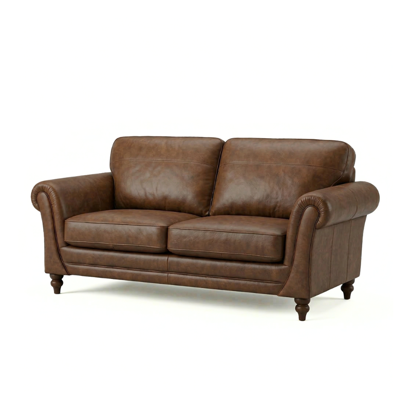 Harris 3 Seater Leather Sofa