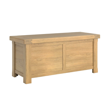 Denley Wooden Blanket Box - Oak