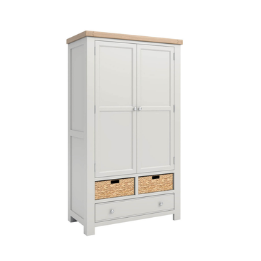 Henley Wooden Full Length Larder - Taupe