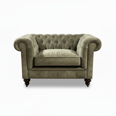 Charles Chair Snuggler Chesterfield Handcrafted British