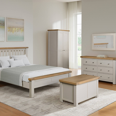 Henley Wooden Blanket Box -Taupe