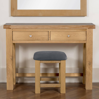Denley Wooden Dressing Table - Oak