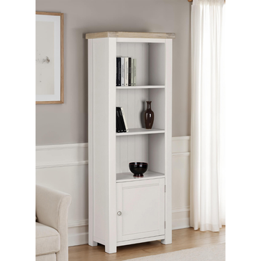 Henley Wooden Bookcase Tall - Taupe
